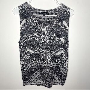 Lucky Brand Sheer Sleeveless Top